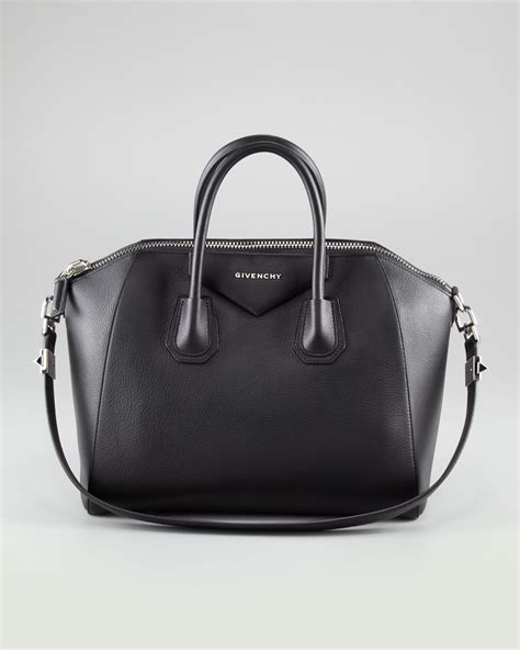 givenchy medium antigona bag in shiny black leather|Givenchy antigona shopper.